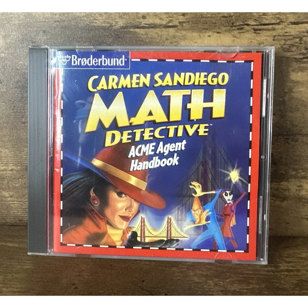 Carmen Saniego: Math Detective - 1998 - PC (Windows 95) / Mac - CD ROM Tested